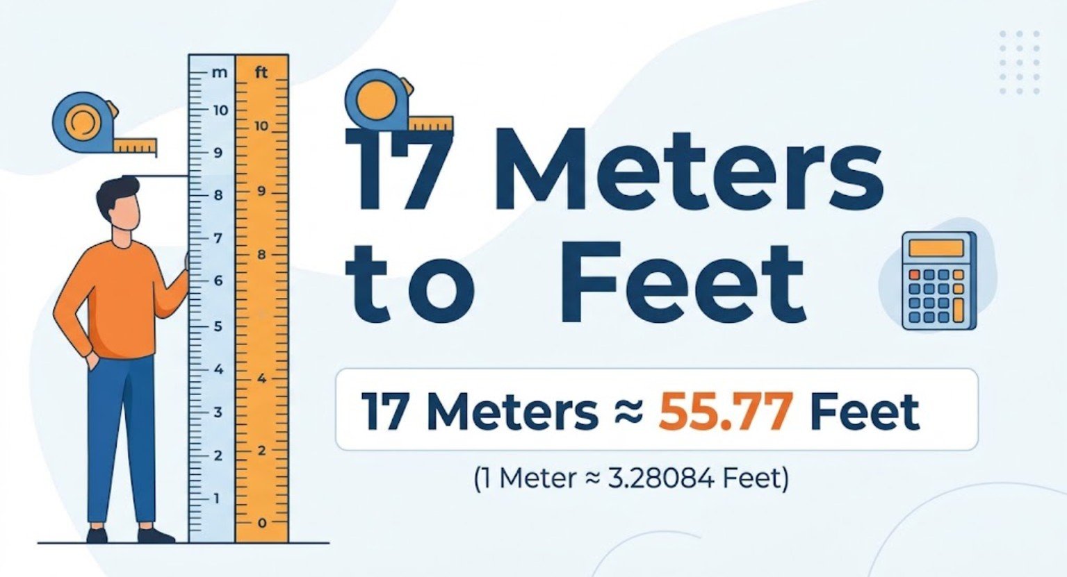 17 Meters to Feet
