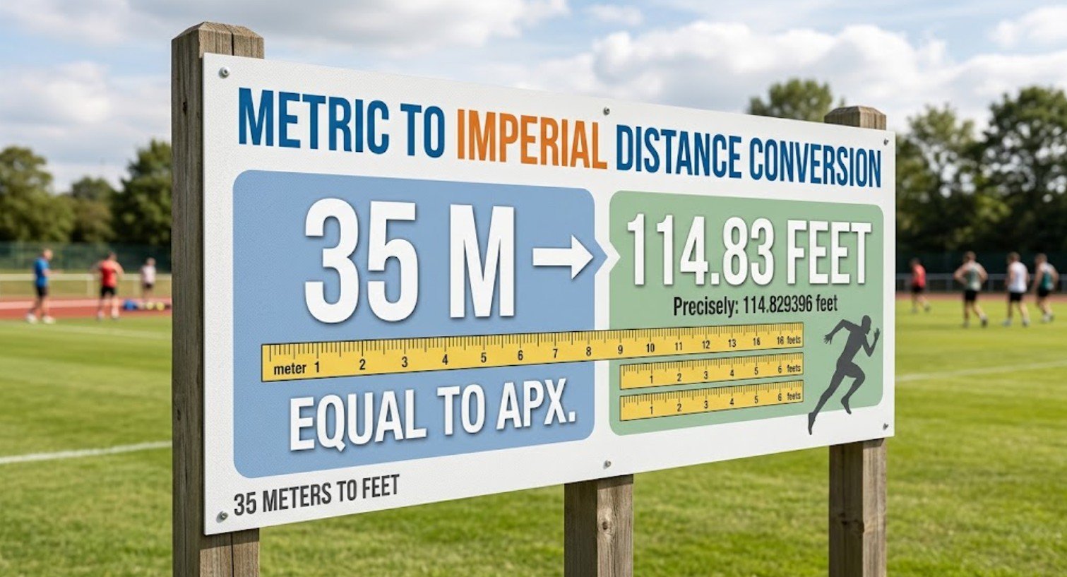 35 Meters to Feet