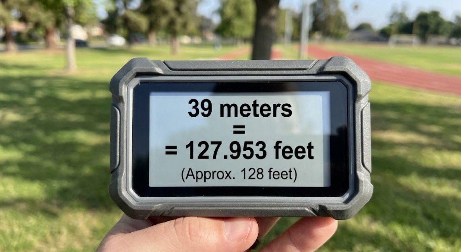 39 Meters to Feet