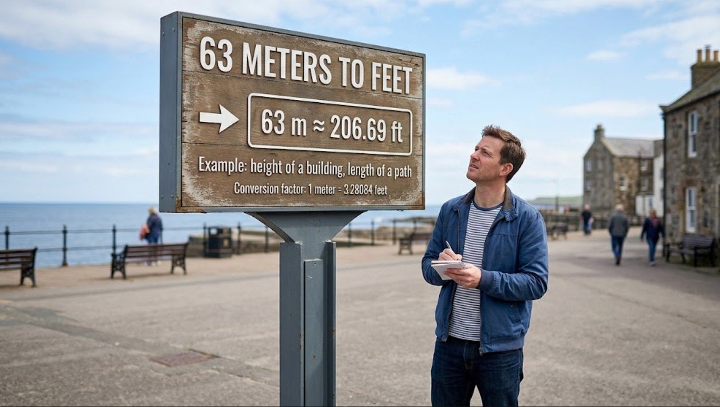 63 Meters to Feet