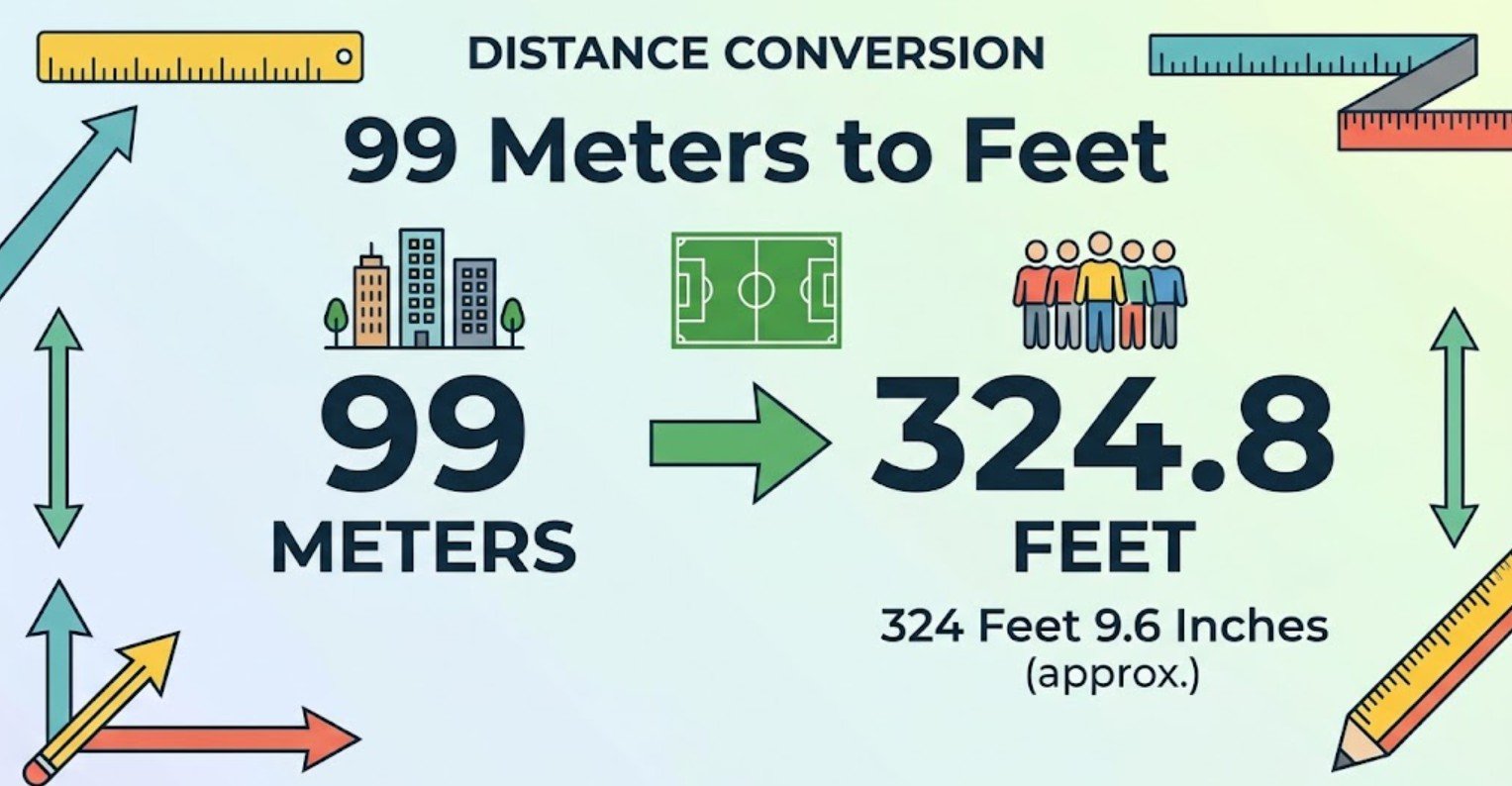 99 Meters to Feet